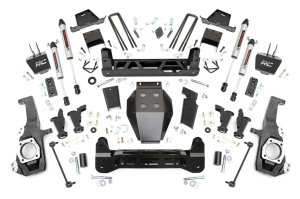 Chevrolet Silverado 2500 HD Suspension Lift Kit - Rough Country - 7 Inch Lift Kit with Torsion Drop - '20-'25 Chevrolet Silverado 2500 HD Suspension Lift Kit - Rough Country - 7 Inch Lift Kit with Torsion Drop - '20-'25